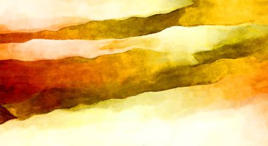 Soyut suluboya sanat eserleri. Fırça boyalı dijital resim. Renkli yaratıcı suluboya çizimi.