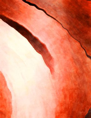 Soyut suluboya sanat eserleri. Fırça boyalı dijital resim. Renkli yaratıcı suluboya çizimi.