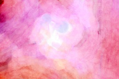 Soyut suluboya sanat eserleri. Fırça boyalı dijital resim. Renkli yaratıcı suluboya çizimi.