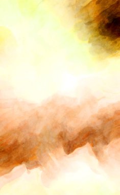 Soyut suluboya sanat eserleri. Fırça boyalı dijital resim. Renkli yaratıcı suluboya çizimi.