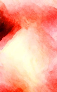 Soyut suluboya sanat eserleri. Fırça boyalı dijital resim. Renkli yaratıcı suluboya çizimi.