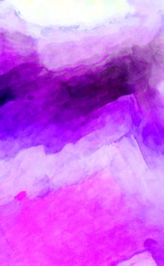 Soyut suluboya sanat eserleri. Fırça boyalı dijital resim. Renkli yaratıcı suluboya çizimi.