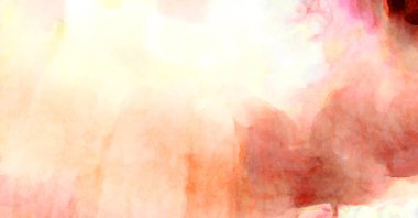 Soyut suluboya sanat eserleri. Fırça boyalı dijital resim. Renkli yaratıcı suluboya çizimi.