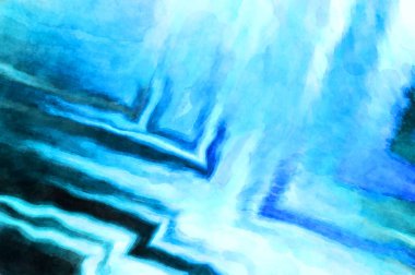 Soyut suluboya sanat eserleri. Fırça boyalı dijital resim. Renkli yaratıcı suluboya çizimi.