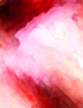 Soyut suluboya sanat eserleri. Fırça boyalı dijital resim. Renkli yaratıcı suluboya çizimi.