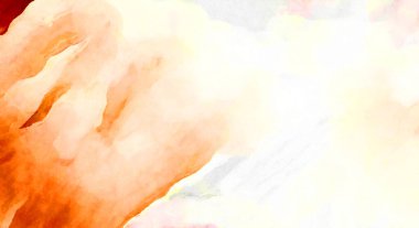 Soyut suluboya sanat eserleri. Fırça boyalı dijital resim. Renkli yaratıcı suluboya çizimi.