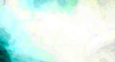 Soyut suluboya sanat eserleri. Fırça boyalı dijital resim. Renkli yaratıcı suluboya çizimi.