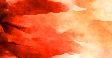 Soyut suluboya sanat eserleri. Fırça boyalı dijital resim. Renkli yaratıcı suluboya çizimi.