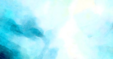 Soyut suluboya sanat eserleri. Fırça boyalı dijital resim. Renkli yaratıcı suluboya çizimi.