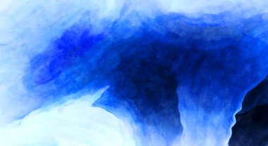 Soyut suluboya sanat eserleri. Fırça boyalı dijital resim. Renkli yaratıcı suluboya çizimi.