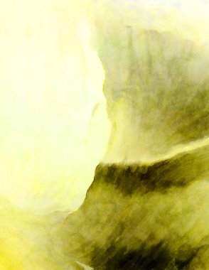 Soyut suluboya sanat eserleri. Fırça boyalı dijital resim. Renkli yaratıcı suluboya çizimi.