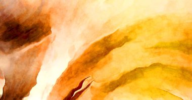 Soyut suluboya sanat eserleri. Fırça boyalı dijital resim. Renkli yaratıcı suluboya çizimi.