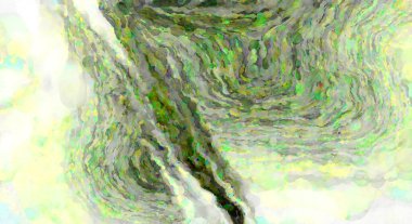 Soyut suluboya sanat eserleri. Fırça boyalı dijital resim. Renkli yaratıcı suluboya çizimi.