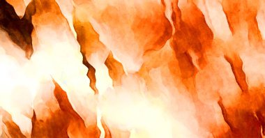 Soyut suluboya sanat eserleri. Fırça boyalı dijital resim. Renkli yaratıcı suluboya çizimi.