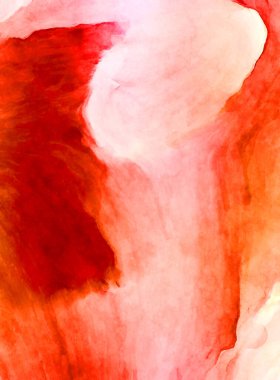 Soyut suluboya sanat eserleri. Fırça boyalı dijital resim. Renkli yaratıcı suluboya çizimi.