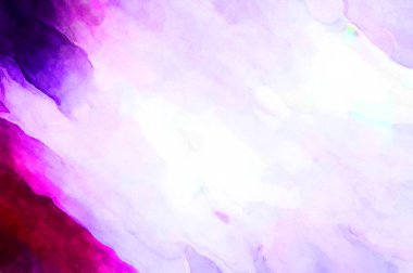 Soyut suluboya sanat eserleri. Fırça boyalı dijital resim. Renkli yaratıcı suluboya çizimi.