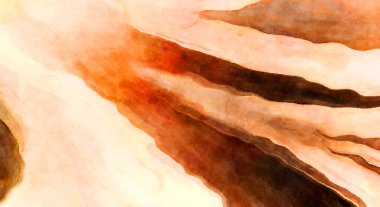 Soyut suluboya sanat eserleri. Fırça boyalı dijital resim. Renkli yaratıcı suluboya çizimi.