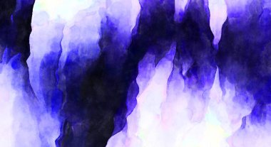 Soyut suluboya sanat eserleri. Fırça boyalı dijital resim. Renkli yaratıcı suluboya çizimi.