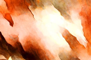 Soyut suluboya sanat eserleri. Fırça boyalı dijital resim. Renkli yaratıcı suluboya çizimi.