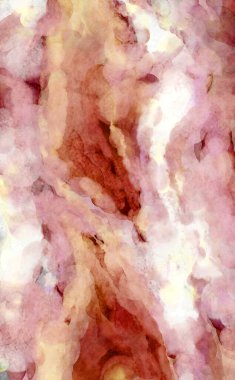 Soyut suluboya sanat eserleri. Fırça boyalı dijital resim. Renkli yaratıcı suluboya çizimi.