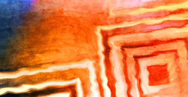 Expressief Abstract Aquarel Kunstwerk Borstel Geschilderd Digitale Kunst Schilderen Kleurrijke — Stockfoto