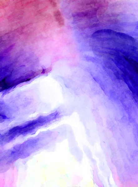 Soyut suluboya sanat eserleri. Fırça boyalı dijital resim. Renkli yaratıcı suluboya çizimi.