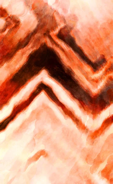 Soyut suluboya sanat eserleri. Fırça boyalı dijital resim. Renkli yaratıcı suluboya çizimi.