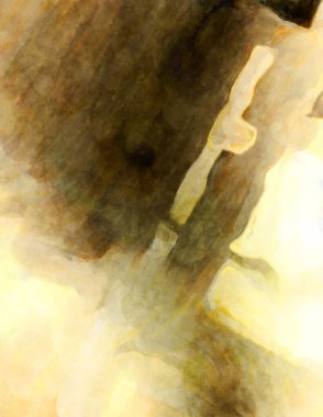 Soyut suluboya sanat eserleri. Fırça boyalı dijital resim. Renkli yaratıcı suluboya çizimi.