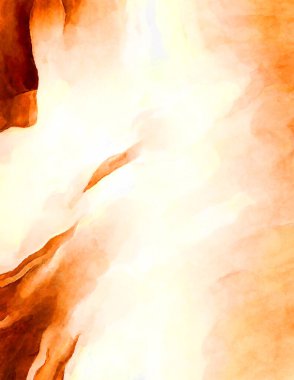 Soyut suluboya sanat eserleri. Fırça boyalı dijital resim. Renkli yaratıcı suluboya çizimi.