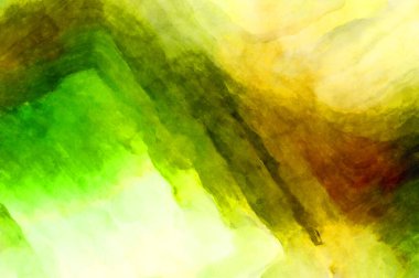 Soyut suluboya sanat eserleri. Fırça boyalı dijital resim. Renkli yaratıcı suluboya çizimi.