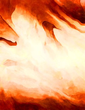 Soyut suluboya sanat eserleri. Fırça boyalı dijital resim. Renkli yaratıcı suluboya çizimi.