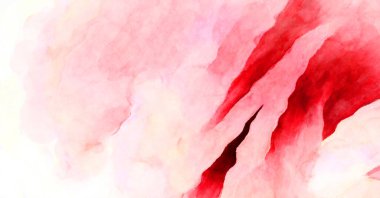 Soyut suluboya sanat eserleri. Fırça boyalı dijital resim. Renkli yaratıcı suluboya çizimi.