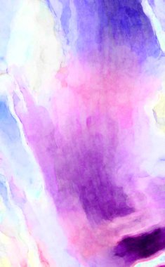 Soyut suluboya sanat eserleri. Fırça boyalı dijital resim. Renkli yaratıcı suluboya çizimi.