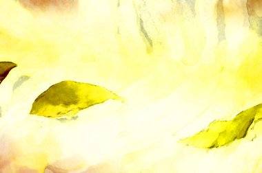 Soyut suluboya sanat eserleri. Fırça boyalı dijital resim. Renkli yaratıcı suluboya çizimi.