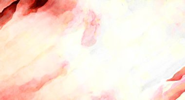 Soyut suluboya sanat eserleri. Fırça boyalı dijital resim. Renkli yaratıcı suluboya çizimi.