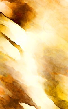 Soyut suluboya sanat eserleri. Fırça boyalı dijital resim. Renkli yaratıcı suluboya çizimi.