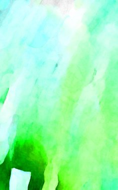 Soyut suluboya sanat eserleri. Fırça boyalı dijital resim. Renkli yaratıcı suluboya çizimi.