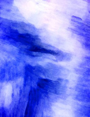 Soyut suluboya sanat eserleri. Fırça boyalı dijital resim. Renkli yaratıcı suluboya çizimi.