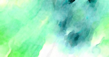 Soyut suluboya sanat eserleri. Fırça boyalı dijital resim. Renkli yaratıcı suluboya çizimi.