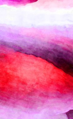 Soyut suluboya sanat eserleri. Fırça boyalı dijital resim. Renkli yaratıcı suluboya çizimi.