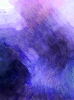 Soyut suluboya sanat eserleri. Fırça boyalı dijital resim. Renkli yaratıcı suluboya çizimi.