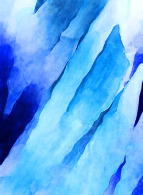 Soyut suluboya sanat eserleri. Fırça boyalı dijital resim. Renkli yaratıcı suluboya çizimi.