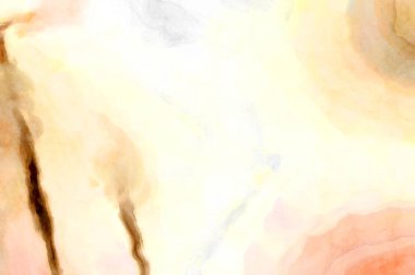 Soyut suluboya sanat eserleri. Fırça boyalı dijital resim. Renkli yaratıcı suluboya çizimi.