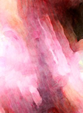 Soyut suluboya sanat eserleri. Fırça boyalı dijital resim. Renkli yaratıcı suluboya çizimi.