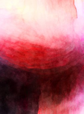 Soyut suluboya sanat eserleri. Fırça boyalı dijital resim. Renkli yaratıcı suluboya çizimi.