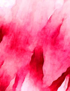 Soyut suluboya sanat eserleri. Fırça boyalı dijital resim. Renkli yaratıcı suluboya çizimi.