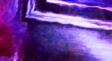 Soyut suluboya sanat eserleri. Fırça boyalı dijital resim. Renkli yaratıcı suluboya çizimi.