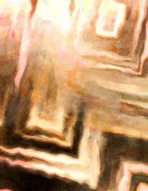 Soyut suluboya sanat eserleri. Fırça boyalı dijital resim. Renkli yaratıcı suluboya çizimi.