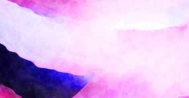 Soyut suluboya sanat eserleri. Fırça boyalı dijital resim. Renkli yaratıcı suluboya çizimi.