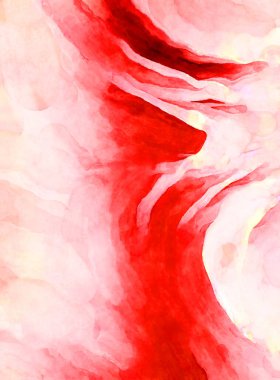 Soyut suluboya sanat eserleri. Fırça boyalı dijital resim. Renkli yaratıcı suluboya çizimi.